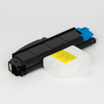 Compatible Cyan Cartridge + Waste Toner Box (TK-5160C)