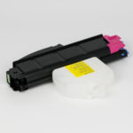 Compatible Magenta Cartridge + Waste Toner Box (TK-5160M)