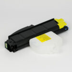 Compatible Yellow Cartridge + Waste Toner Box (TK-5160Y)
