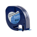 Compatible Ribbon Letratag blue plastic labels