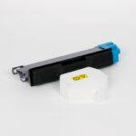 Compatible Cyan Cartridge + Waste Box (TK-580C)