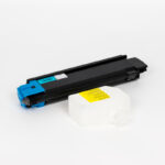 Compatible Cyan Cartridge + Waste Toner Box (TK-590C)