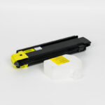 Compatible Yellow Cartridge + Waste Toner Box (TK-590Y)