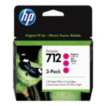 Original Magenta Inkjet Cartridge 3-Pack (712)