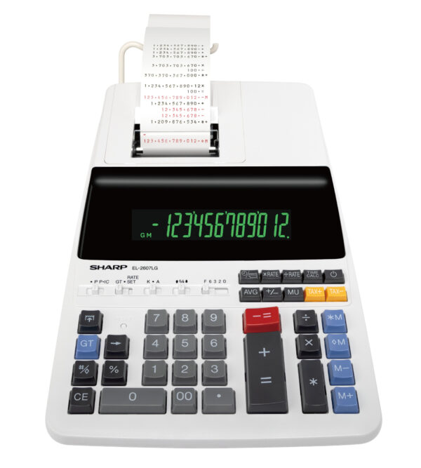 Writing desktop calculator 12-digit EL-2607LG - Image 1