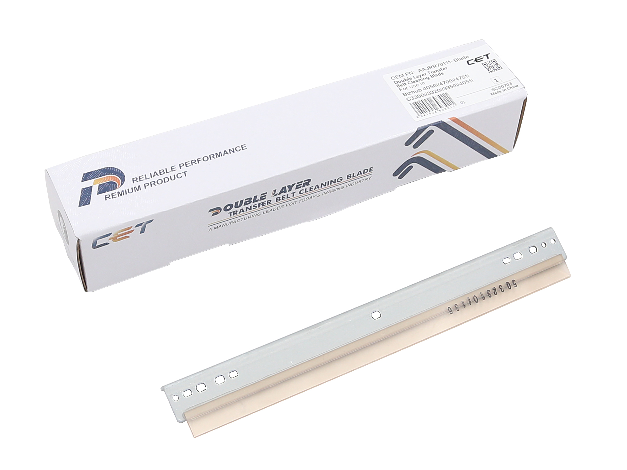 2018091 Compatible Transfer Belt Cleaning Blade (Double Layer) - Image 1