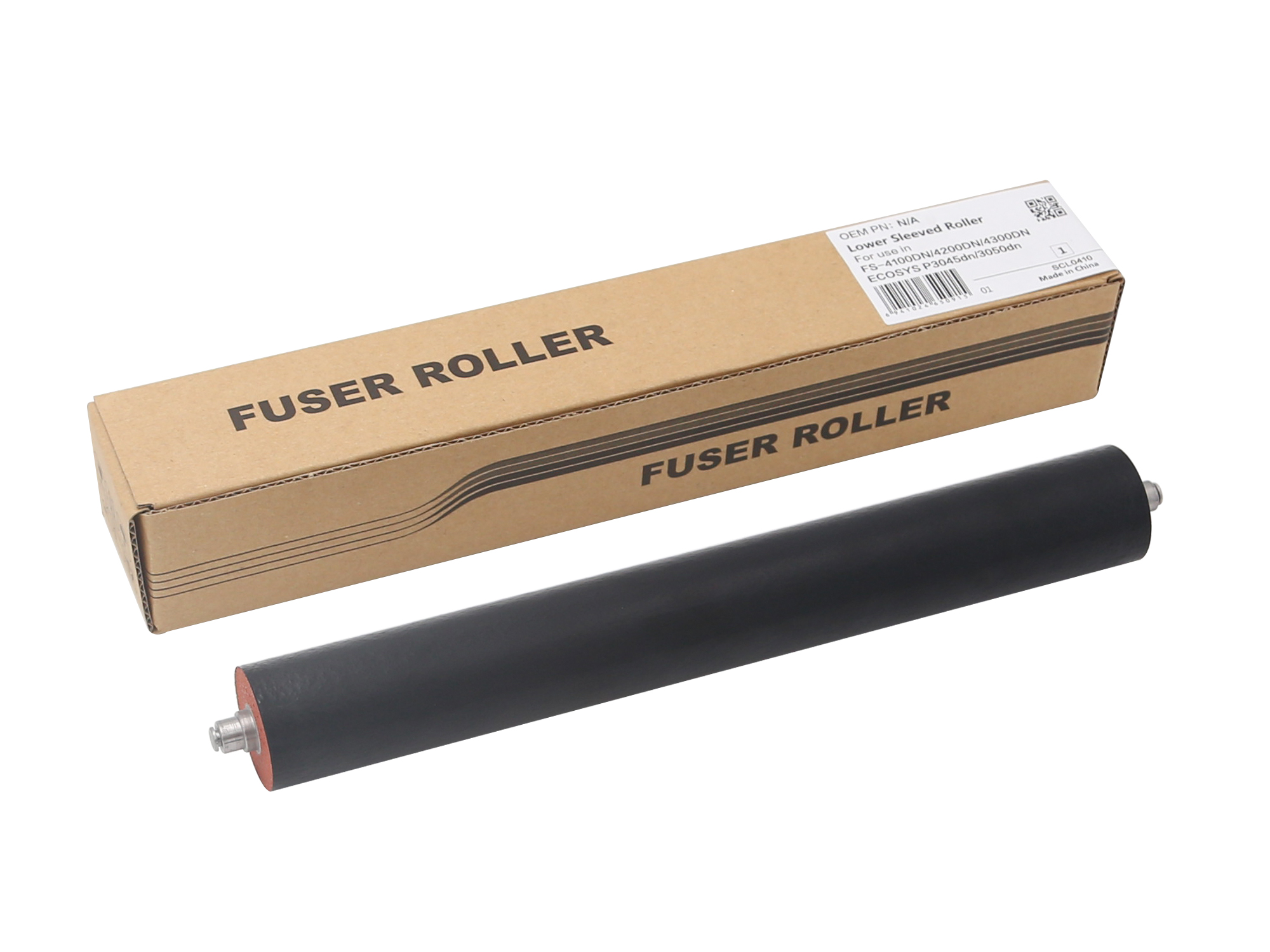 2100117 Compatible Lower Sleeved Roller (foam rubber) - Image 1