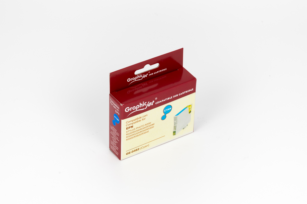 4600378 Compatible Cyan Cartridge (T0482) - Image 1