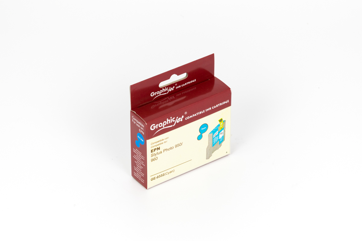 4600834 Compatible Cyan Cartridge (T0332) - Image 1