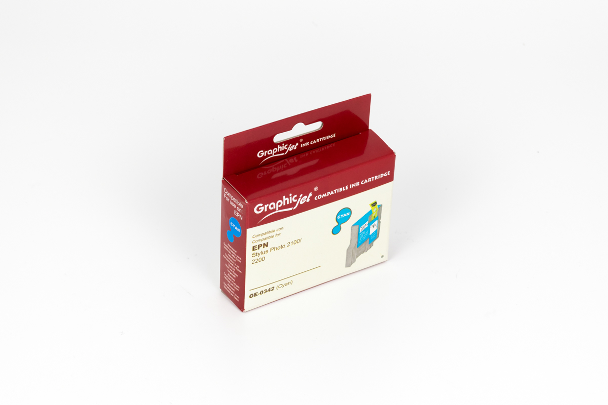 4600840 Compatible Cyan Cartridge (T0342) - Image 1