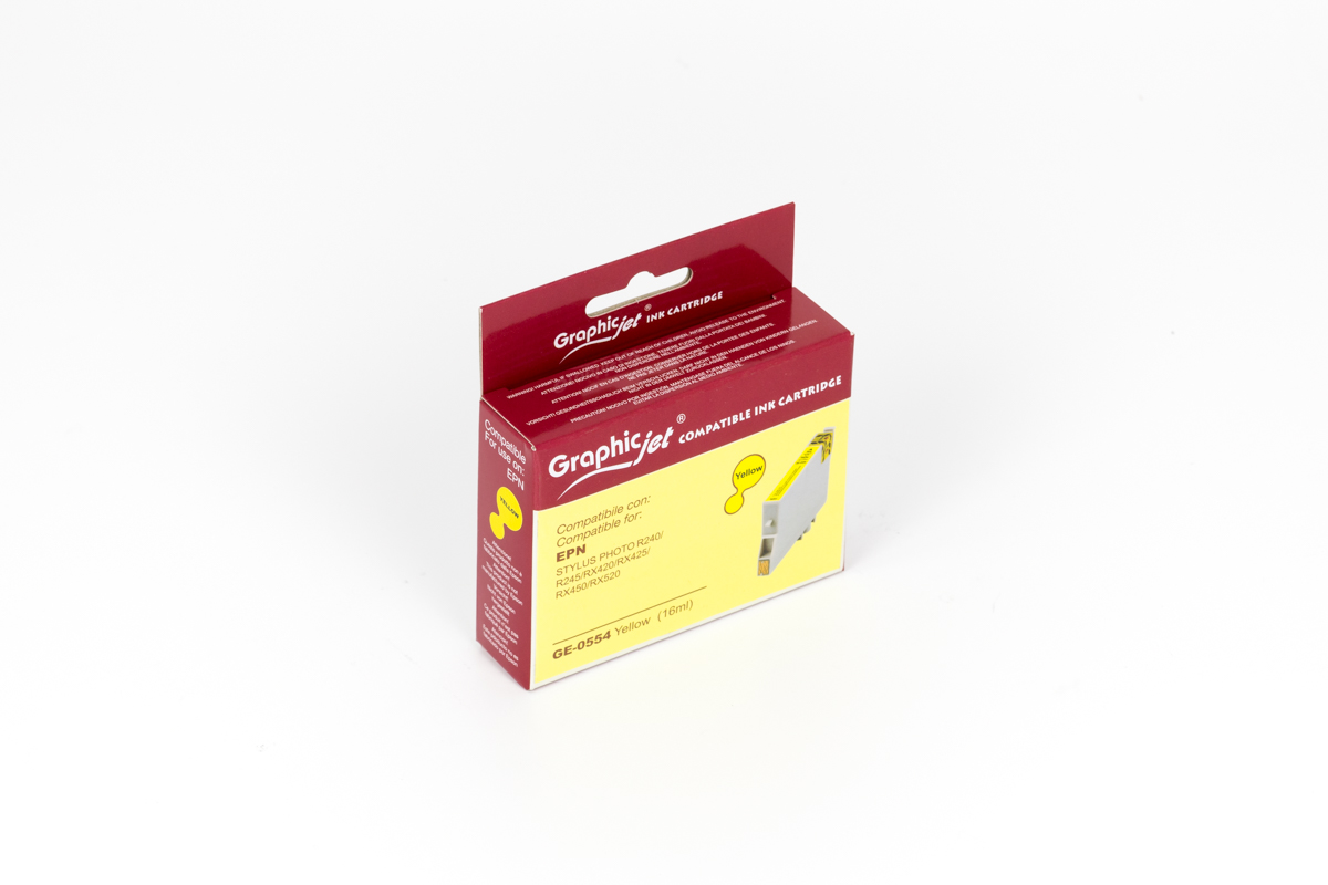 4601754 Compatible Yellow Cartridge (T0554) - Image 1