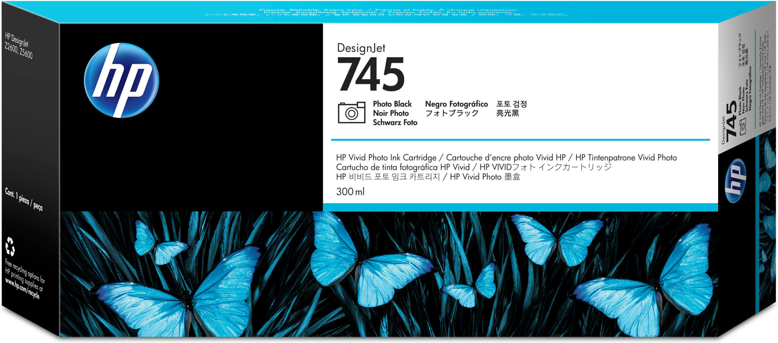 4603576 Original Photo Black Cartridge (745) - Image 1