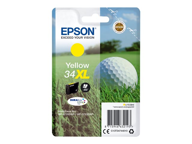4603691 Original Yellow Cartridge (34XL) - Image 1