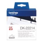 Original Paper Label Roll (12mm x 30,48mt) Black/White