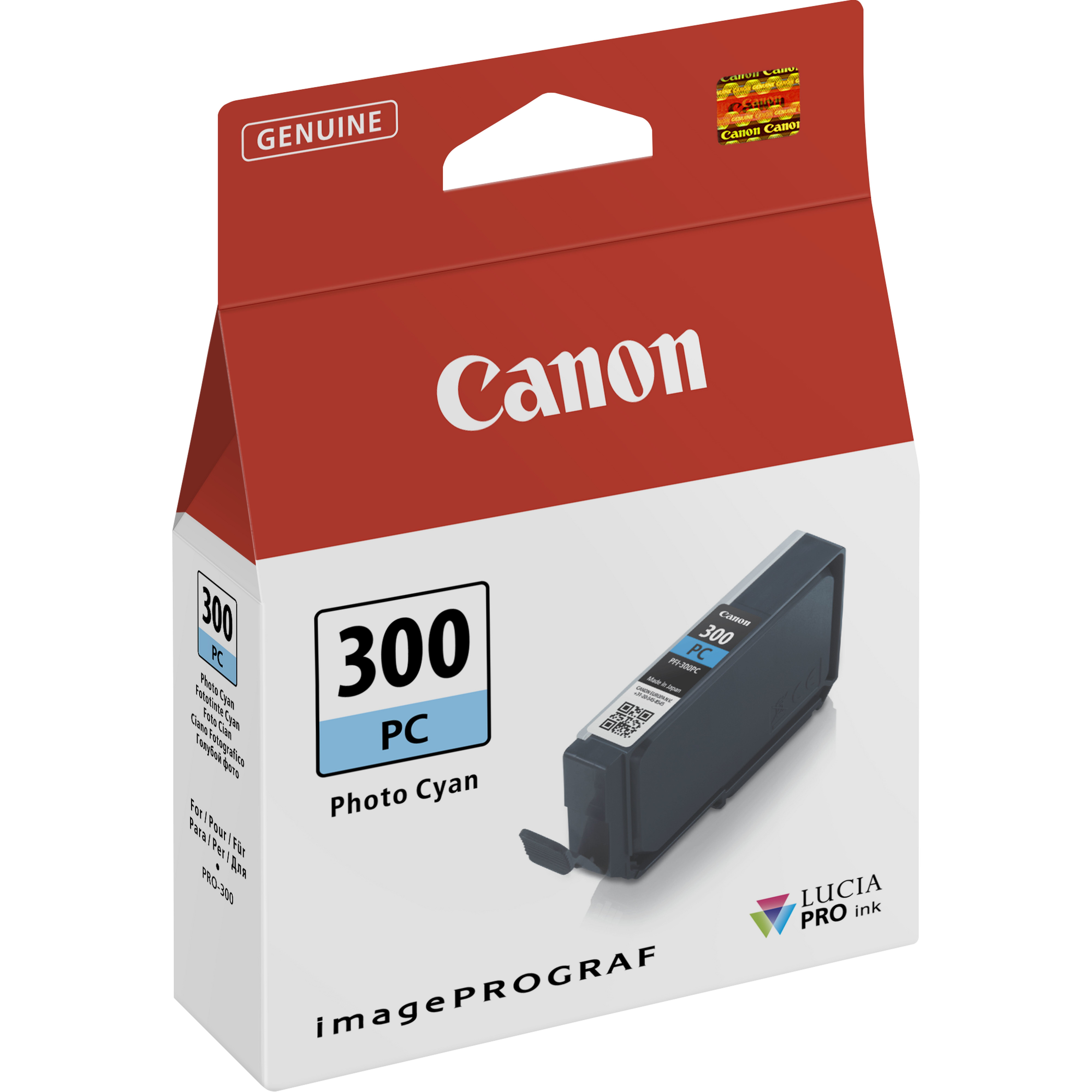 Original Photo Cyan Cartridge (PFI-300PC)