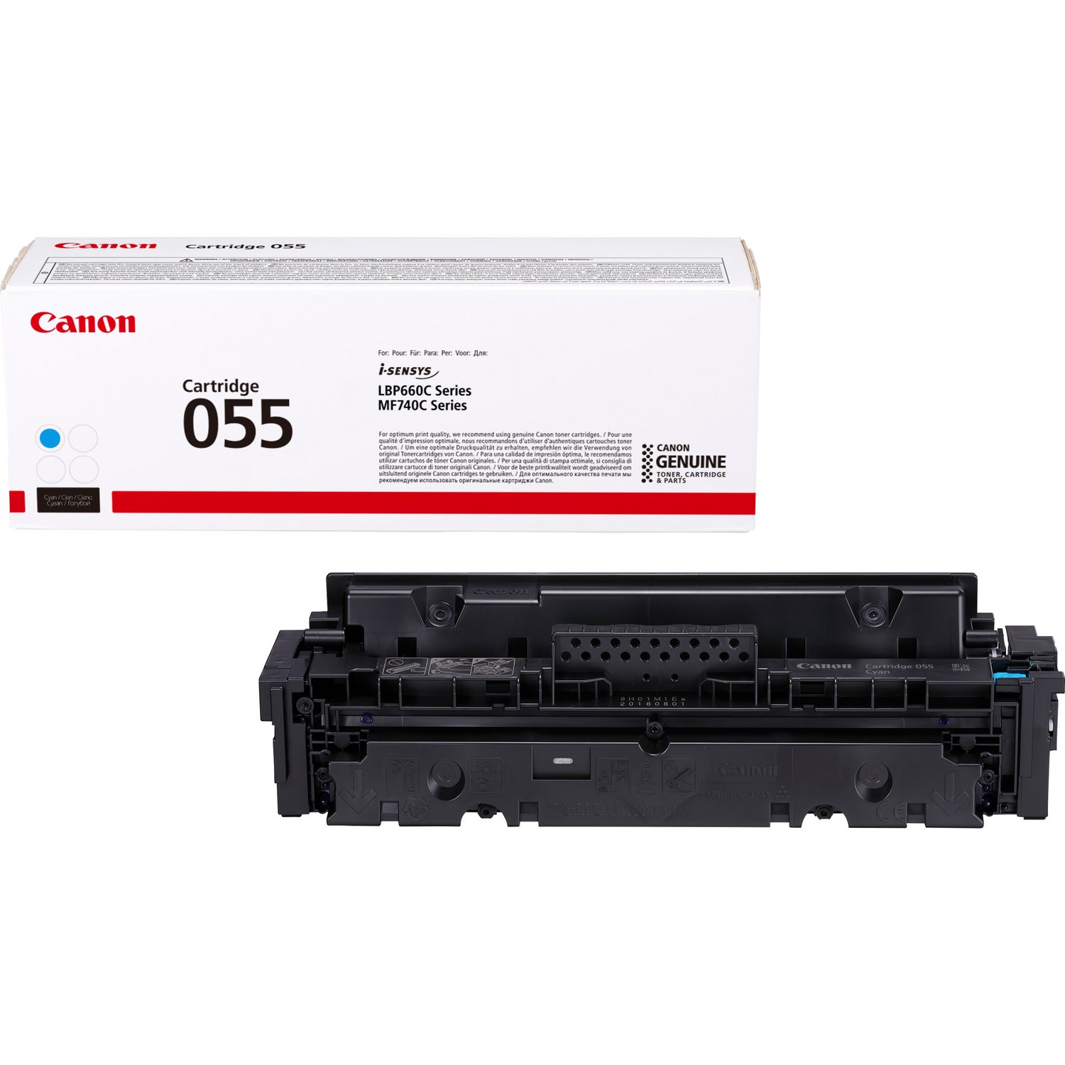4604758 Original Cyan Cartridge (055) - Image 1
