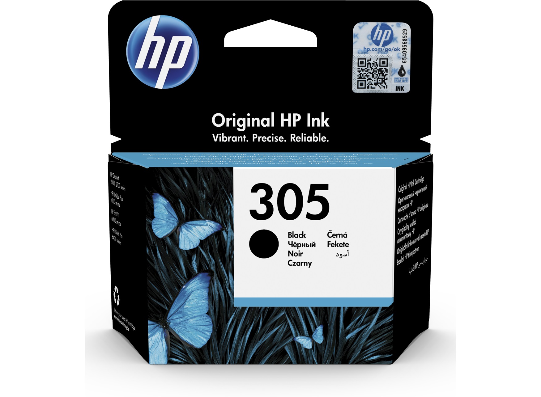 4605207 Original Black Inkjet Cartridge (305) - Image 1