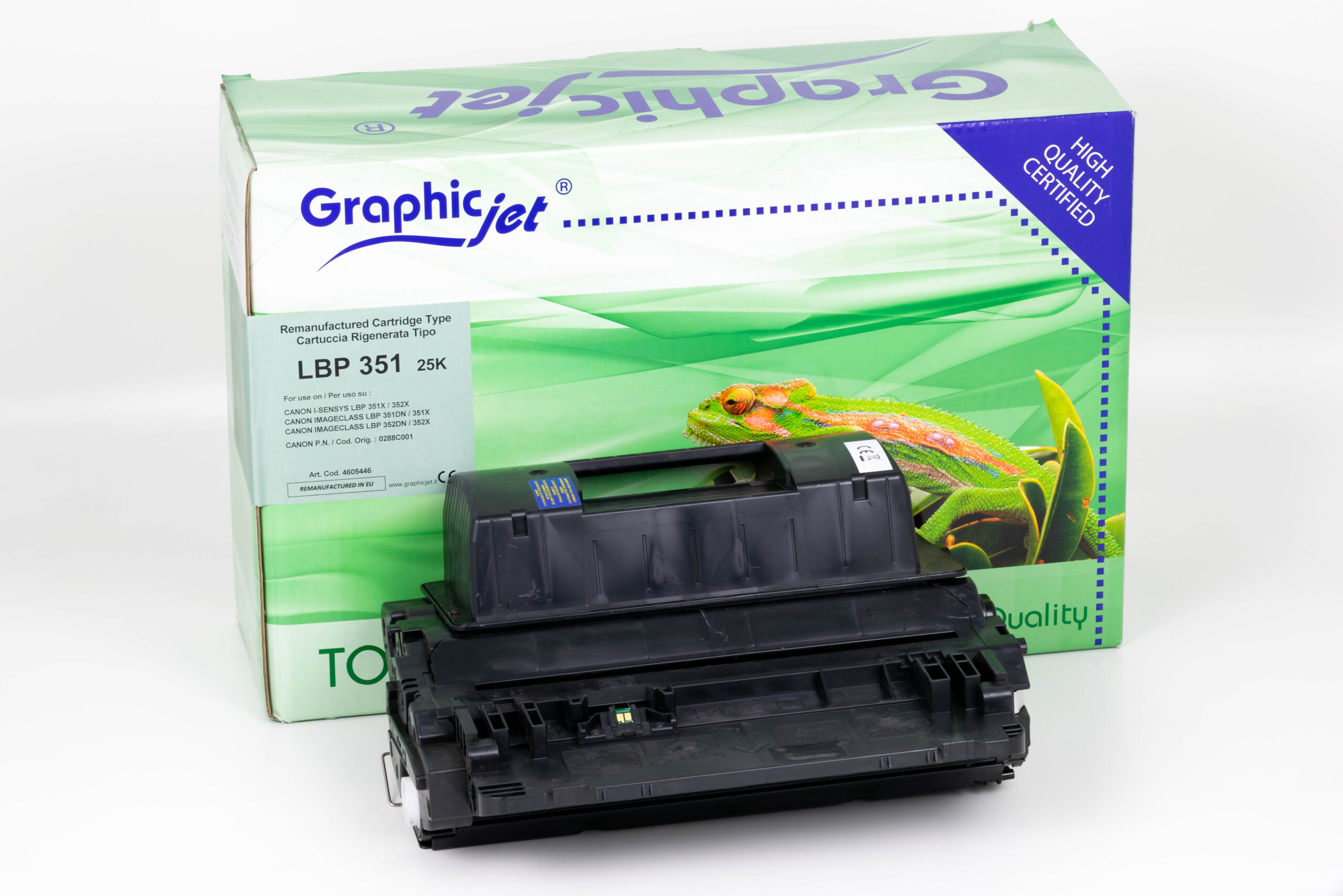 4605446 Refurbished Black Cartridge (039H) - Image 1