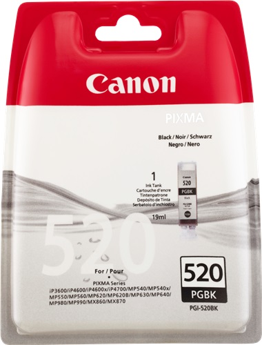 4606527 Original Black Cartridge (PGI-520BK) - Image 1