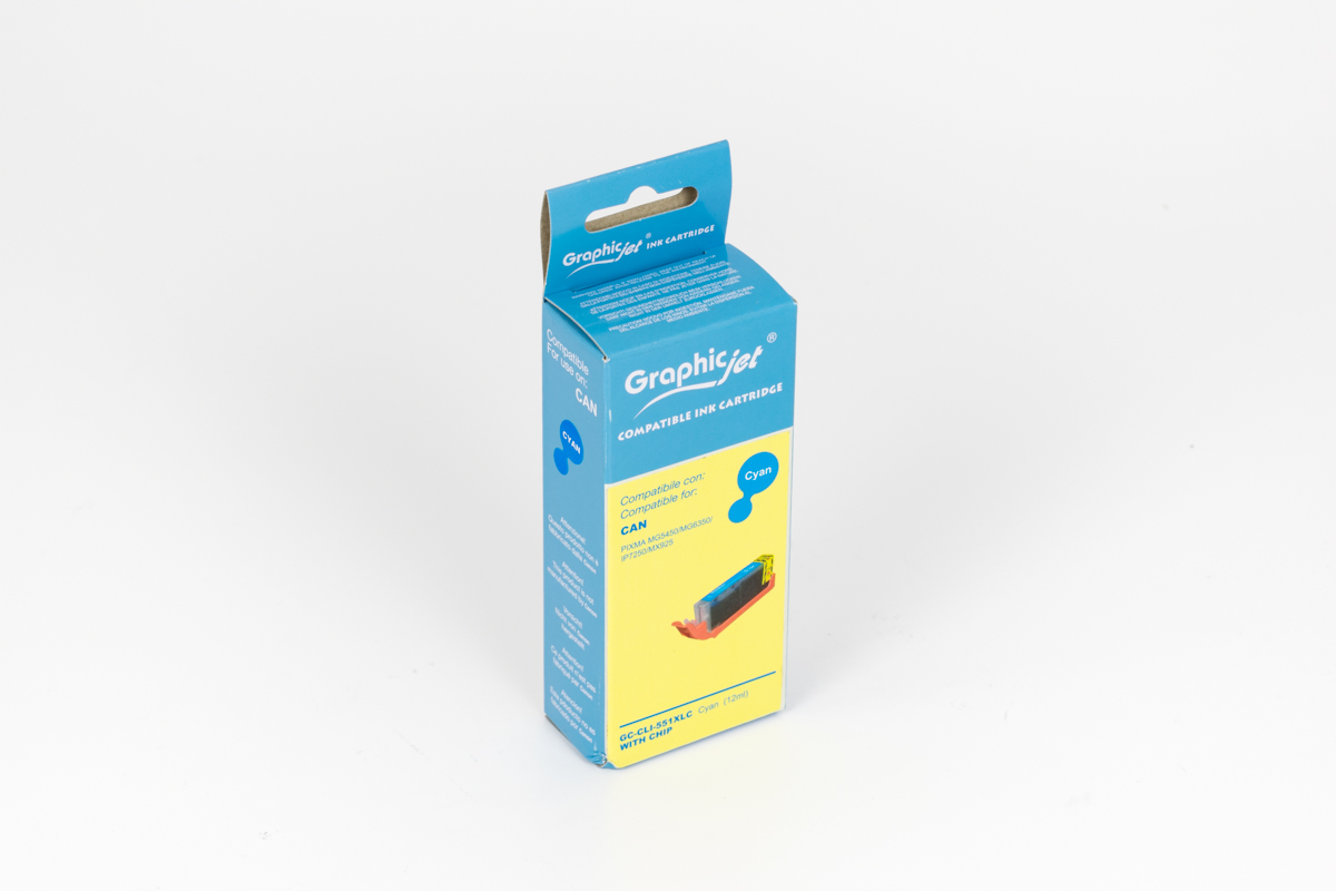 4608058 Compatible Cyan Cartridge (CLI-551CXL) - Image 1