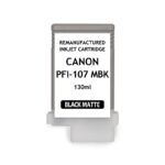 Refurbished Matt Black Cartridge (PFI-107MBK) (130 ml)