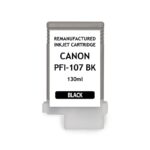 Refurbished Black Cartridge (PFI-107BK) (130 ml)