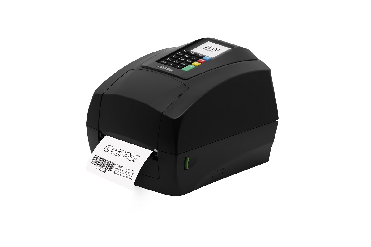 F256844 Custom Label Printer D4 202 D4 302-K USB RS232 Black - Image 1
